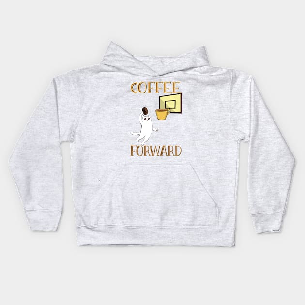 Coffee forward Kids Hoodie by Simmerika